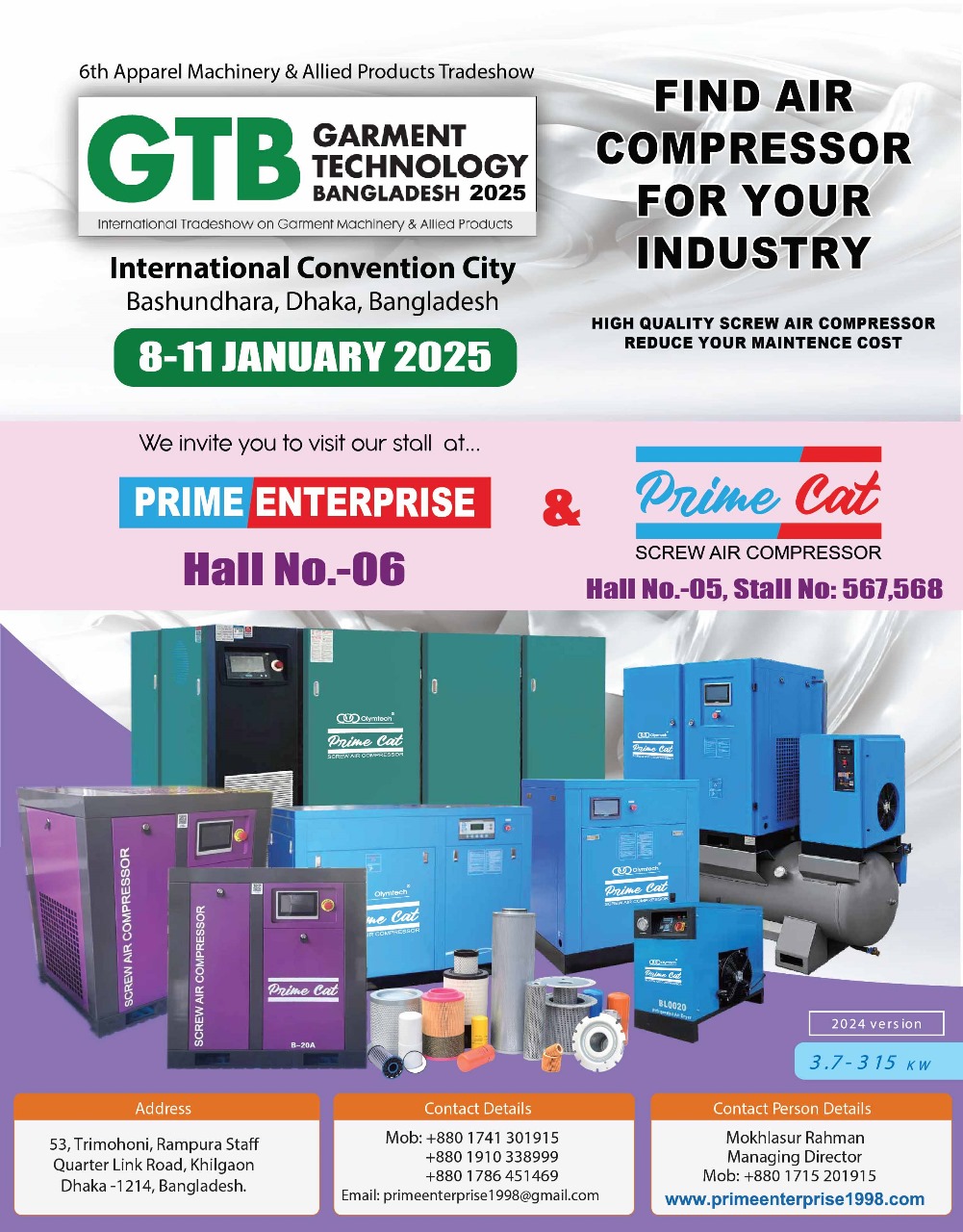 GTB - Garment Technology Bangladesh Dhaka 2025